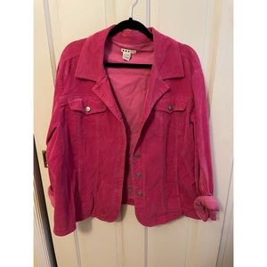 Pink corduroy jacket